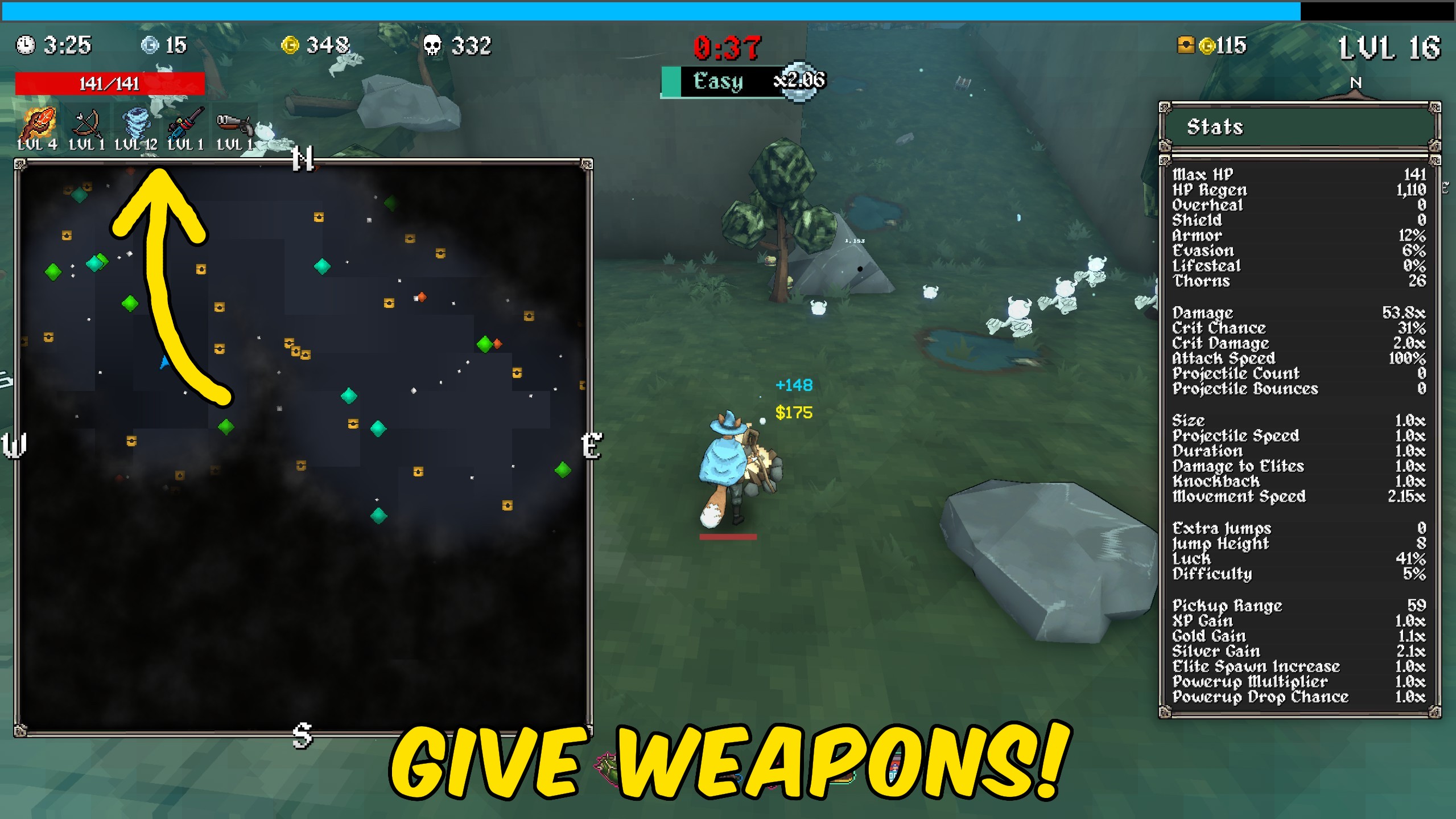 Give Weapons